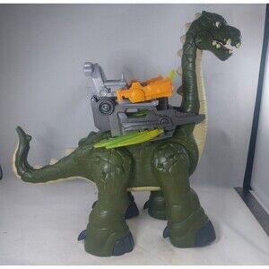 IMAGINEXT Dino-Tech Mega Apatosaurus Dinosaur Vehicle Playset X7673 2013 WORKS